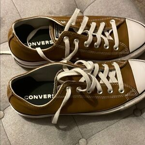 Converse Brown and White Sneakers